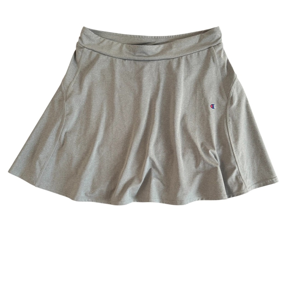 Champion 14/16 (26x14.5) Heather Gray Athletic Skort Built-in Shorts Girls Skirt